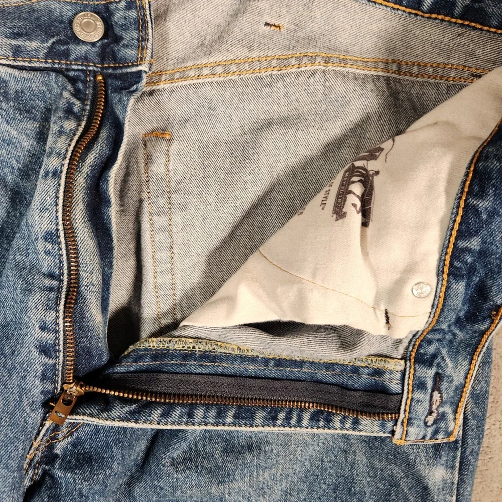 Levi's 505 Jeans‎ Men's 40X30 Blue Straight Leg Classic Fit